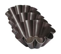 Gobel 70 mm Anti-adherente Molde para Brioche, marrón (Paquete de 3)