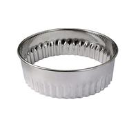 Gobel 880001 Caja de 8 Cortadores Redondos Ranurados Acero Inoxidable
