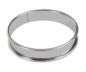 GOBEL 889830 Caja de 4 Anillos de Acero Inoxidable para Tarta