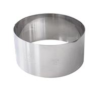 Gobel - Anillo de Acero Inoxidable para Mousse Ø 10 cm - Anillo de Acero Inoxidable para pastelería - Altura 4,5 cm - Desmoldeo rápido Made in France