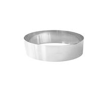 GOBEL - Anillo de Acero Inoxidable para Mousse Ø 16 cm - Anillo de Acero Inoxidable para Pastelería - Altura 4,5 cm - Desmoldeo Rápido y Fácil - Calidad Superior - Made in France