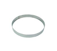 GOBEL - Anillo de acero inoxidable para mousse Ø 22 cm - Anillo de acero inoxidable para pastelería - Altura 4,5 cm - Desmolde fácil y rápido - Calidad superior - Fabricado en Francia