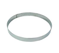 GOBEL - Anillo de acero inoxidable para mousse Ø 28 cm - Anillo de acero inoxidable para pastelería - Altura 4,5 cm - Desmoldeo rápido y perfecto - Alta calidad - Made in France
