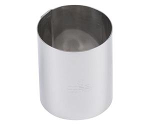 GOBEL - Anillo de acero inoxidable para pastelería Ø 14 cm - Anillo Vacherin de acero inoxidable - Altura 6 cm - Desmoldeo rápido y fácil - Calidad superior - Fabricado en Francia