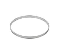 GOBEL - Anillo para tartas de acero inoxidable Ø 28 cm - Anillo para tartas con bordes enrollados - Altura 2,7 cm - Desmoldeo rápido y perfecto - Calidad superior - Fabricado en Francia