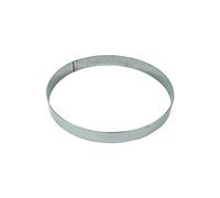 Gobel - Anillo de Acero Inoxidable para Mousse Ø 20 cm - Anillo de Acero Inoxidable para pastelería - Altura 4,5 cm - Desmoldeo rápido Fabricado en Francia