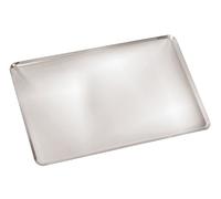 GOBEL - Bandeja de horno - Acero inoxidable - Ideal para guardar - 53 x 32,5 x 1 cm - Fabricado en Francia - Calidad profesional