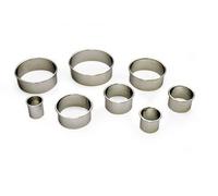 Gobel - Cuchara Redonda Lisa - Borde Laminado - Acero Inoxidable - Ø30 mm h36 mm - Fabricado en Francia