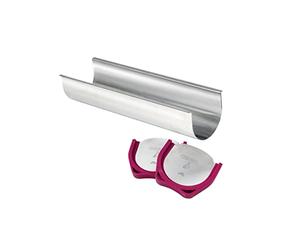 GOBEL - Molde Troncos de Navidad - Acero Inoxidable - 30 cm x 8,5 cm x 6,8 cm - Capacidad hasta 1,5 L - Fabricado en Francia