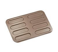 Gobel - Placa 8 eclairs - Revestimiento Antiadherente - 315 x 228 mm - Made in France - Calidad Profesional