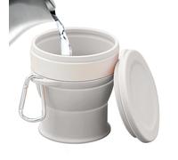 Gobelet à eau pliable en silicone, à eau pliables les voyages, de pliante