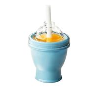 Gobelet À Glaçons Sphériques - Bouteille Pliable Et Étanche | Gobelet À Glaçons Avec Paille Et Couvercle | Idéal Pour Whisky, Café, Jus, Cócteles, À La Maison, À La Salle De Sport Ou En