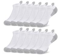 GoBene Calcetines Tobilleros Unisex, 6 Pares Deporte, Ciclismo, Running, Trekking, Respirable, Antideslizante para Hombre y Mujer