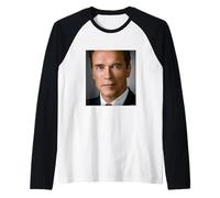 Gobernador Arnold Schwarzenegger Actor por Michael Grecco Camiseta Manga Raglan
