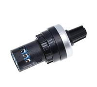 Gobernador convertidor de potenciómetro giratorio | Interruptor de resistencia del inversor de 1K 2K 5K 10K 22 mm de diámetro(2K Ohm)