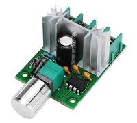 Gobernador de motor DC 6V-12V 6A PWM, interruptor de velocidad variable continua de alta potencia, regulador de velocidad del motor DC, perilla de potenciómetro de aleación de aluminio
