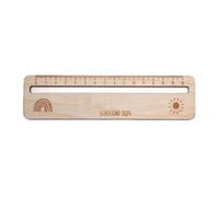 Gobernante De Madera Dibujo De Regla Matemáticas Herramienta Medición Para Niños Aprendiendo Rellenos Calcetín Navidad Para Niña Niña