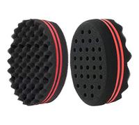 Gobesty Cepillo de esponja, 2 piezas Curl Sponge Magic Twist, Wave Barber Hair Brush Sponge, Esponja Afro Curl, Dreads Locking Twist Barber Tool para Afro Coil Hair Magic Beauty