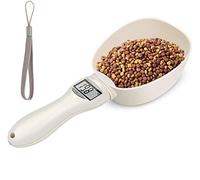 Gobesty Cuchara Medición Animales, Pala de Medición para Alimentos, Cuchara Medición Electrónica, Cuchara Pesada Desmontable, Cuchara de Balanza Digital con Pantalla LCD Para Medición Precisa