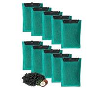 Gobesty Filtros De Repuesto 10 Pcs, Almohadillas Filtrantes para Acuario Que Elimina Olores, Clarifica El Agua, Almohadillas De Filtro De Repuesto para Acuario Tetra Easy Crystal Filter 250 300