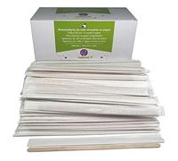 GoBeTree 500 Paletinas de Madera envueltos Individualmente en Papel de 17.8 cm. Palitos de café Desechables, Palitos removedores de café biodegradables. Agitadores de café.
