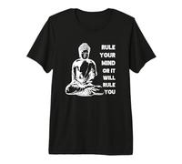 Gobierna tu Mente o te gobernará Divertido Dicho de Buda Camiseta Premium