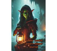 Goblin Cavern Lantern Keeper Journal: 120-Page 6x9 Grid Notebook for Fantasy Writing, Sketching, and Creative Adventures