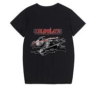 Goblin Slayer Camiseta de Anime Onna Shinkan Manga Corta Top Goblin Slayer Moda Camiseta Ushikai Musume Blusa de Cuello Redondo
