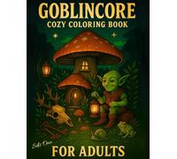 Goblincore Cozy Coloring Book for Adults: 50 Enchanting Forest Illustrations with Goblins, Mushrooms, Skulls, Frogs, and Magical Curiosities for Stress Relief and Relaxation