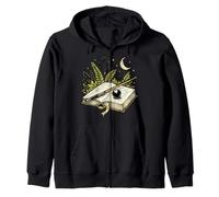Goblincore Pool Billar Snooker Nature Cue Libro Lectura Sudadera con Capucha