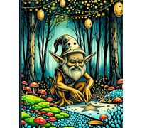 GoblinCore Study Series - The Scrollkeeper’s Path Writing Book: College Ruled Notebook, 200 Pages in 7.5" x 9.25" Size - Map & Ancient Scrolls Covers, ... Spine, Illustrated Forest Knowledge Theme