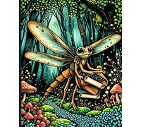 GoblinCore Study Series - The Woodland Post Notebook: Wide Ruled, 200 Pages, Classic 7.5" x 9.25" Size - Forest Mail-Inspired Cover, Thin Comfortable ... Spine, Illustrated Post & Letter Design