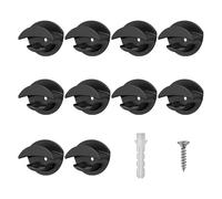Gobos De Sombrero Para La Pared, Sujeción Fuerte, 3.3x4.8x3.8 Cm, Diseño De Estante De Sombrero Minimalista, Organizador De Soporte De Tapa, Con Tornillos Y Cojinete De Carga Alta Para El Armario