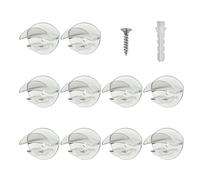 Gobos De Sombrero Para La Pared, Sujeción Fuerte, 3.3x4.8x3.8 Cm, Diseño De Estante De Sombrero Minimalista, Organizador De Soporte De Tapa, Con Tornillos Y Cojinete De Carga Alta Para El Armario