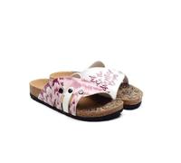 GOBY Sandalias casuales mujer con tiras - Hebilla ajustable, cómodas e impermeables para el verano, alivian la fascitis plantar, ligeras y resistentes, multicolor