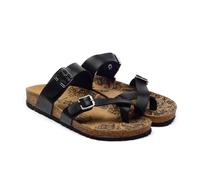 GOBY Sandalias casuales mujer con tiras - Hebilla ajustable, cómodas e impermeables para el verano, alivian la fascitis plantar, ligeras y resistentes, multicolor