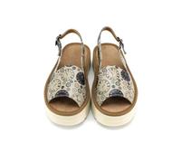 GOBY Sandalias casuales mujer con tiras - Hebilla ajustable, cómodas e impermeables para el verano, alivian la fascitis plantar, ligeras y resistentes, multicolor