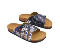 GOBY Sandalias casuales mujer con tiras - Hebilla ajustable, cómodas e impermeables para el verano, alivian la fascitis plantar, ligeras y resistentes, multicolor