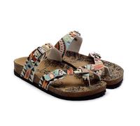 GOBY Sandalias casuales mujer con tiras - Hebilla ajustable, cómodas e impermeables para el verano, alivian la fascitis plantar, ligeras y resistentes, multicolor