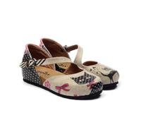 GOBY Sandalias casuales mujer con tiras - Hebilla ajustable, cómodas e impermeables para el verano, alivian la fascitis plantar, ligeras y resistentes, multicolor