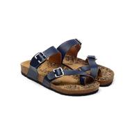 GOBY Sandalias casuales mujer con tiras - Hebilla ajustable, cómodas e impermeables para el verano, alivian la fascitis plantar, ligeras y resistentes, multicolor