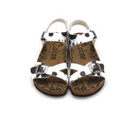 GOBY Sandalias casuales mujer con tiras - Hebilla ajustable, cómodas e impermeables para el verano, alivian la fascitis plantar, ligeras y resistentes, multicolor