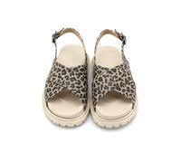 GOBY Zuecos Mujer Hechos a Mano - Zapatos Diarios para Chicas y Mujeres - Estampado Colorido - Cómodos y Resistentes - Suela de EVA - Elefante y Lino