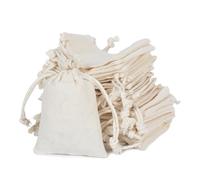 gobyhumm 20 bolsas de muselina de algodón con cordón para suministros para el hogar (2.8 x 3.5 pulgadas)