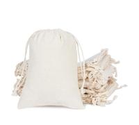 gobyhumm 50 bolsas de muselina de algodón con cordón para suministros para el hogar (5 x 7 pulgadas)