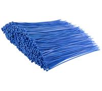 Gocableties - Bridas plastico azules para cables - 1,000 Piezas - 300 mm x 4,8 mm - Resistentes a los rayos