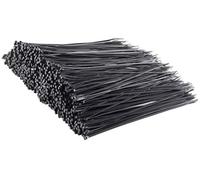 Gocableties - Bridas plastico negras para cables - 1,000 Piezas - 370 mm x 4,8 mm - Largas - Resistentes a los rayos