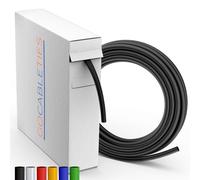 Gocableties - Mini carrete termoretractil negro - 4,8 mm x 10 m - Contracción 2:1 - Tubo termoretractil impermeable para aislamiento de cables, marcado, agrupación de cables y reparaciones