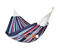 GOCAN - Hamaca de algodón doble extragrande para dos personas, hamaca brasileña. Resiste hasta 227 kg de peso y mide 220 x 160 cm. Ideal para el patio, porche, parque o cualquier espacio de interior
