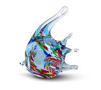 Gocce di Murano Adorno de centro de mesa con forma de animal de cristal fabricado en Italia, elaborado artesanalmente según la tradición de los artesanos de Murano, vidrio soplado con reflejos